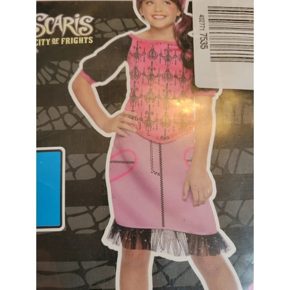 NEW 2013 Monster High Scaris City Of Frights Draculaura Costume Girls 8-10